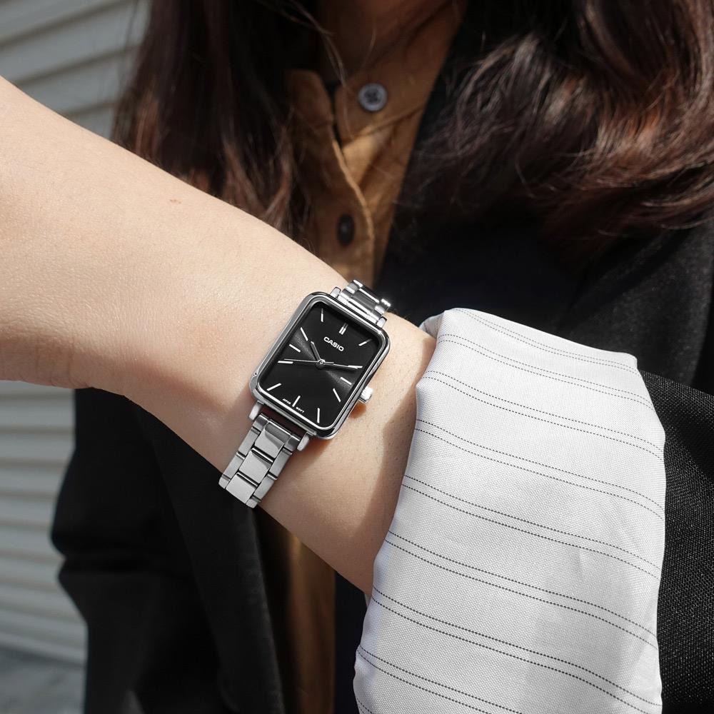 đồng hồ Casio nữ chính hãng dây kim loại