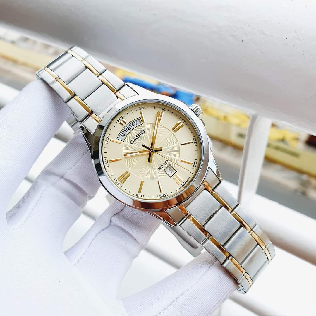 Tổng hợp mẫu Casio dây demi vàng sang trọng